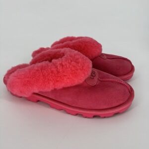 UGG Coquette Slipper S/N 5125 PINK Women's Size 8 Slip On Sugar Sole